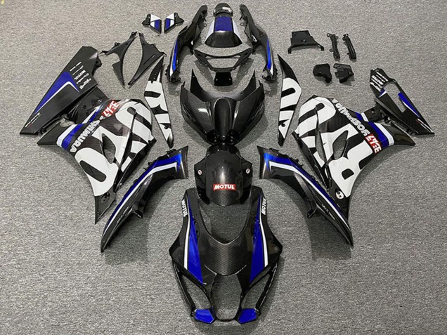 Compra Carenados Moto Suzuki GSXR 1000 2017-2024 - FibraCarbono Estilo Azul