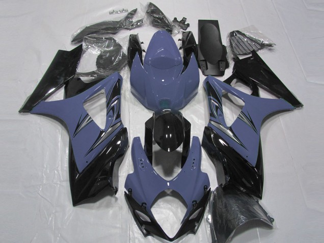 Compra Carenados Moto Suzuki GSXR 1000 2007-2008 - Azul Oscuro Negro Brillante