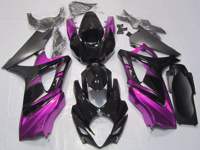 Compra Carenados Moto Suzuki GSXR 1000 2007-2008 - Negro Brillante Rosa