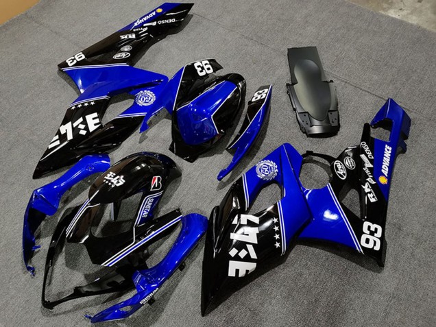 Compra Carenados Moto Suzuki GSXR 1000 2005-2006 - Azul Negro Brillante Blanco