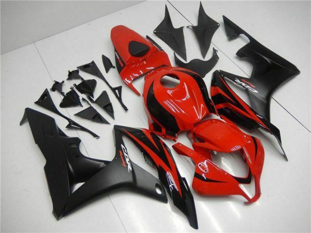 Compra Carenados Moto Honda CBR600RR 2007-2008 - Rojo Negro Mate Calcomanías
