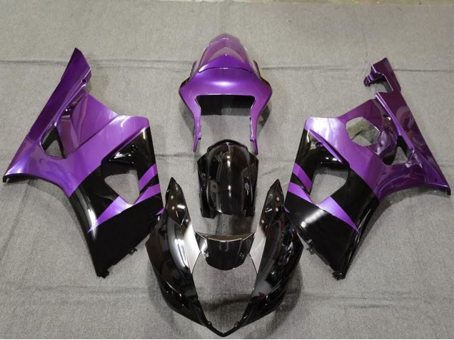 Compra Carenados Moto Suzuki GSXR 1000 2003-2004 - Púrpura Negro Brillante