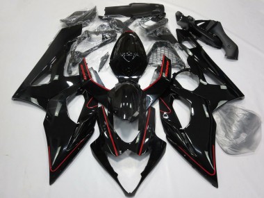 Compra Carenados Moto Suzuki GSXR 1000 2005-2006 - Negro Brillante Rojo