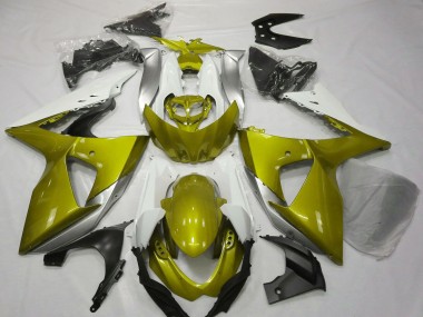 Compra Carenados Moto Suzuki GSXR 1000 2009-2016 - Blanco Amarillo