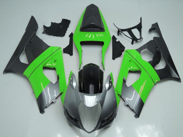 Compra Carenados Moto Suzuki GSXR 1000 2003-2004 - Verde Plata Negro