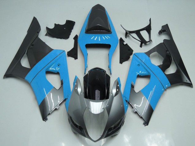 Compra Carenados Moto Suzuki GSXR 1000 2003-2004 - Azul Claro Plata Negro