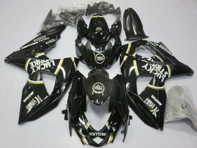 Compra Carenados Moto Suzuki GSXR 1000 2009-2016 - Negro Brillante Lucky Strike