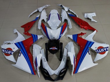 Compra Carenados Moto Suzuki GSXR 1000 2009-2016 - Blanco Azul Rojo Martini