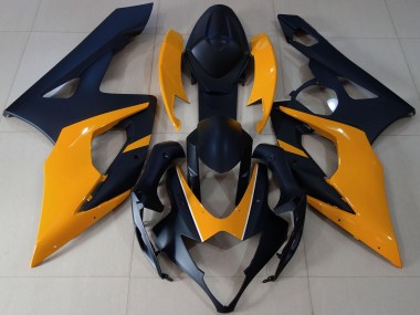 Compra Carenados Moto Suzuki GSXR 1000 2005-2006 - Negro Mate Naranja Claro