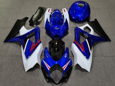 Compra Carenados Moto Suzuki GSXR 1000 2007-2008 - Blanco Azul Rojo Negro OEM Estilo