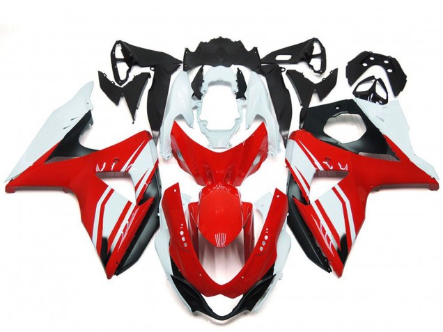 Compra Carenados Moto Suzuki GSXR 1000 2009-2016 - Blanco Rojo Negro
