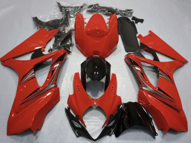 Compra Carenados Moto Suzuki GSXR 1000 2007-2008 - Rojo Negro Brillante OEM Estilo