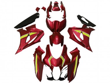 Compra Carenados Moto Suzuki GSXR 1000 2017-2024 - Rojo Amarillo Estilo