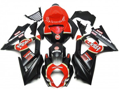 Compra Carenados Moto Suzuki GSXR 1000 2007-2008 - Rojo Negro Lucky Strike