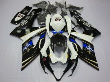 Compra Carenados Moto Suzuki GSXR 1000 2005-2006 - Blanco Azul Negro Amarillo Viru