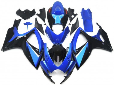 Compra Carenados Moto Suzuki GSXR 600 / GSXR 750 2006-2007 - Azul Negro Rojo Raya