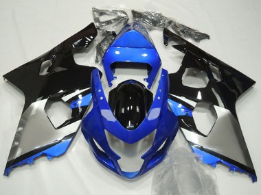 Compra Carenados Moto Suzuki GSXR 600 / GSXR 750 2004-2005 - Azul Plata Negro