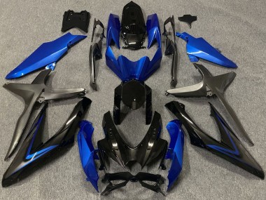 Compra Carenados Moto Suzuki GSXR 600 / GSXR 750 2008-2010 - Azul Gris Negro Brillante