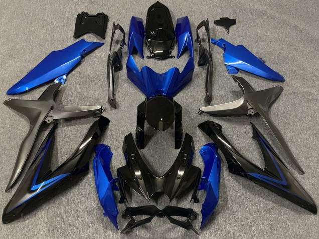 Compra Carenados Moto Suzuki GSXR 600 / GSXR 750 2008-2010 - Azul Gris Negro Brillante