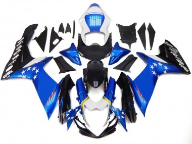 Compra Carenados Moto Suzuki GSXR 600 / GSXR 750 2011-2024 - Azul Estilo Rojo Estrella
