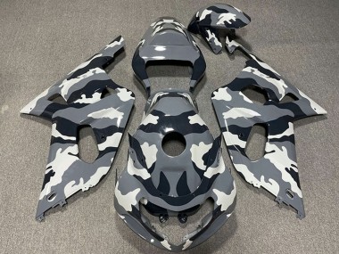 Compra Carenados Moto Suzuki GSXR 600 / GSXR 750 2001-2003 - Gris Negro Blanco Camouflage