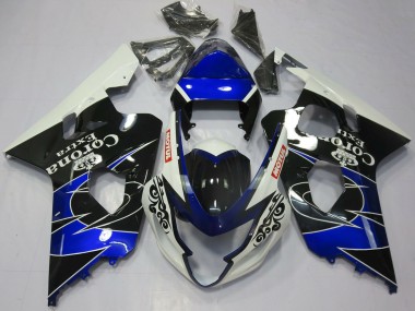 Compra Carenados Moto Suzuki GSXR 600 / GSXR 750 2004-2005 - Blanco Azul Negro Corona Motul