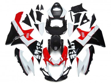 Compra Carenados Moto Suzuki GSXR 600 / GSXR 750 2011-2024 - Blanco Rojo Negro Brillante
