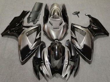 Compra Carenados Moto Suzuki GSXR 600 / GSXR 750 2006-2007 - Plata Oscuro Negro Brillante