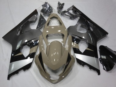 Compra Carenados Moto Suzuki GSXR 600 / GSXR 750 2004-2005 - Bronceado del Desierto Plata Negro