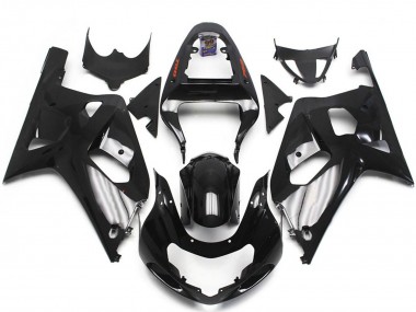 Compra Carenados Moto Suzuki GSXR 600 / GSXR 750 2001-2003 - Negro Brillante Plata