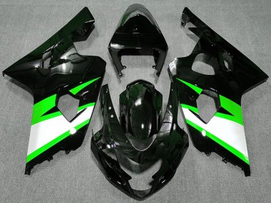 Compra Carenados Moto Suzuki GSXR 600 / GSXR 750 2004-2005 - Negro Brillante Verde Blanco