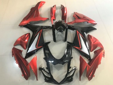 Compra Carenados Moto Suzuki GSXR 600 / GSXR 750 2011-2024 - Naranja Plata Negro Brillante