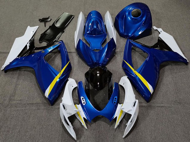 Compra Carenados Moto Suzuki GSXR 600 / GSXR 750 2006-2007 - Blanco Azul Amarillo Negro