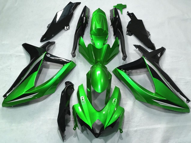 Compra Carenados Moto Suzuki GSXR 600 / GSXR 750 2008-2010 - Verde Plata Negro Brillante
