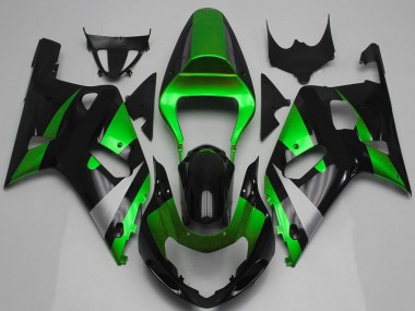Compra Carenado Moto Suzuki GSXR 600 / GSXR 750 2001-2003 - Verde Plata Negro Brillante