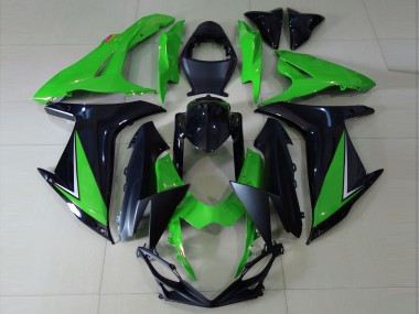 Compra Carenados Moto Suzuki GSXR 600 / GSXR 750 2011-2024 - Verde Negro Brillante Negro Mate