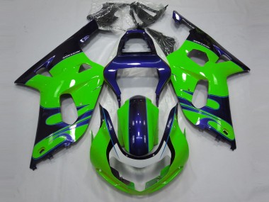 Compra Carenados Moto Suzuki GSXR 600 / GSXR 750 2001-2003 - Verde Azul Negro