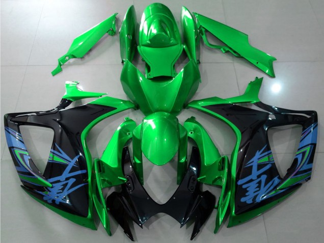 Compra Carenados Moto Suzuki GSXR 600 / GSXR 750 2006-2007 - Verde Negro Azul