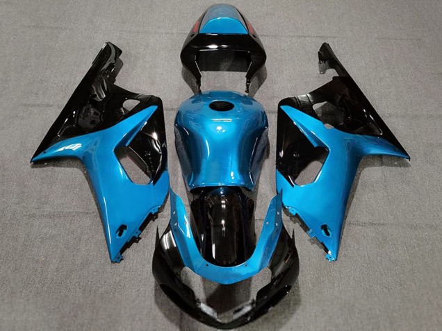 Compra Carenados Moto Suzuki GSXR 600 / GSXR 750 2001-2003 - Azul Claro Negro Brillante