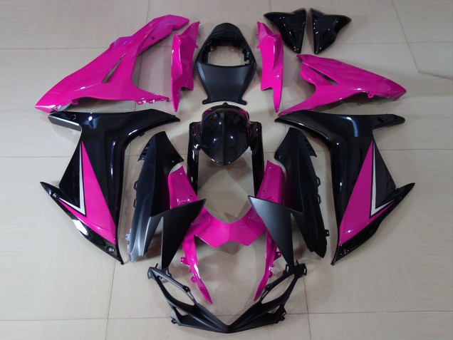 Compra Carenados Moto Suzuki GSXR 600 / GSXR 750 2011-2024 - Rosa Negro Brillante Negro Mate
