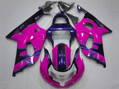 Compra Carenados Moto Suzuki GSXR 600 / GSXR 750 2001-2003 - Rosa Azul Brillante