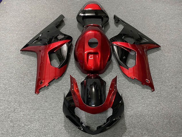Compra Carenados Moto Suzuki GSXR 600 / GSXR 750 2001-2003 - Rojo Negro Brillante
