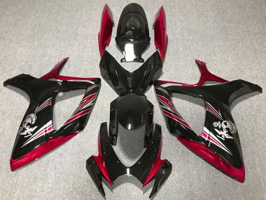 Compra Carenado Moto Suzuki GSXR 600 / GSXR 750 2006-2007 - Rojo Negro Brillante