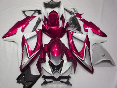 Compra Carenados Moto Suzuki GSXR 600 / GSXR 750 2008-2010 - Blanco Rojo Plata Negro