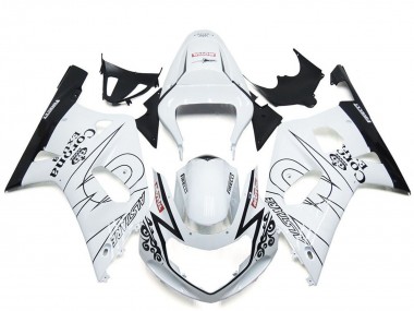 Compra Carenado Moto Suzuki GSXR 600 / GSXR 750 2001-2003 - Blanco Negro Corona Alstare