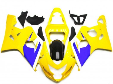 Compra Carenados Moto Suzuki GSXR 600 / GSXR 750 2004-2005 - Amarillo Azul Blanco Negro Brillante