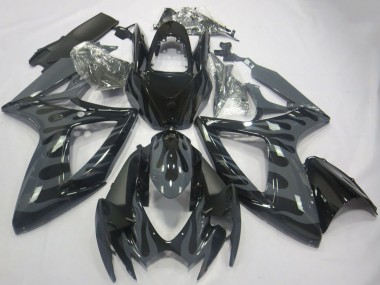Compra Carenados Moto Suzuki GSXR 600 / GSXR 750 2006-2007 - Gris Negro Llama