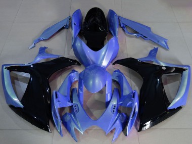 Compra Carenados Moto Suzuki GSXR 600 / GSXR 750 2006-2007 - Azul Claro Negro Brillante