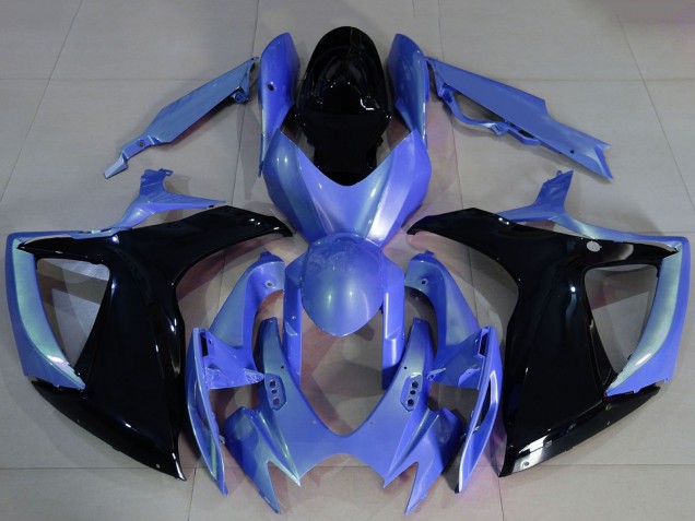 Compra Carenados Moto Suzuki GSXR 600 / GSXR 750 2006-2007 - Azul Claro Negro Brillante