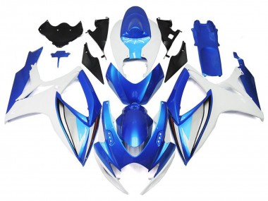 Compra Carenados Moto Suzuki GSXR 600 / GSXR 750 2006-2007 - Blanco Azul OEM Estilo